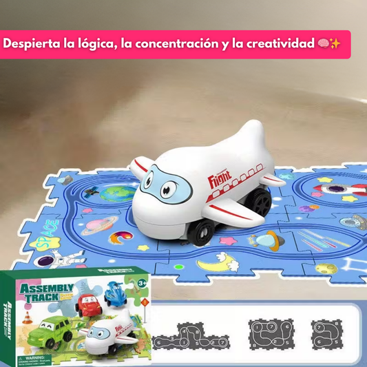 Pista De Carreras Gigante Puzzle Interactivo Educativo