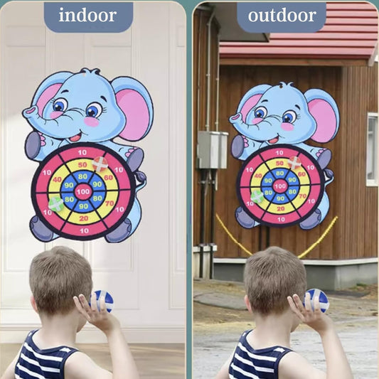 Tablero de Dardos con Pelotas Adhesivas