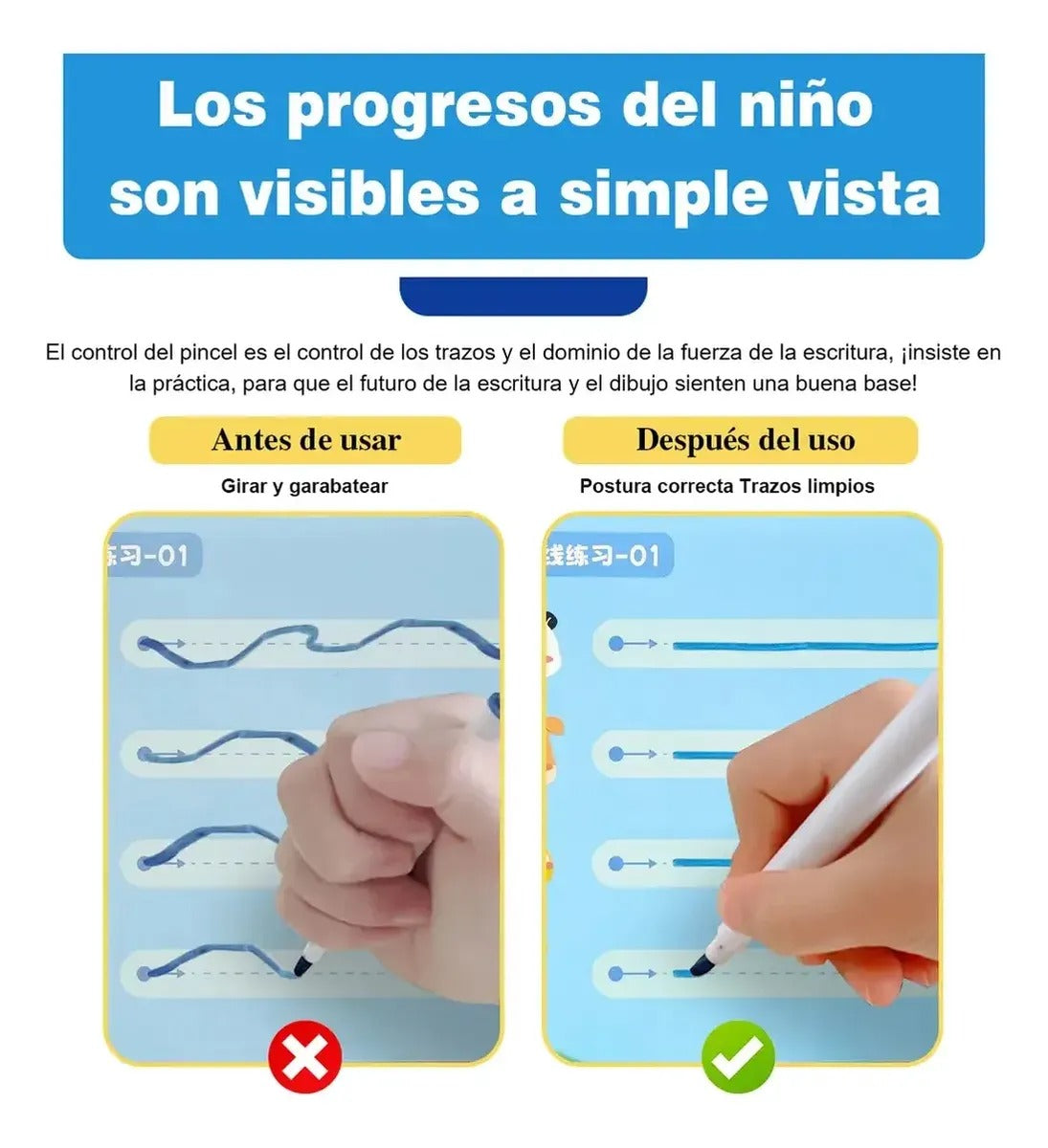 Libro Montessori De Escritura Y Dibujo 64 Páginas