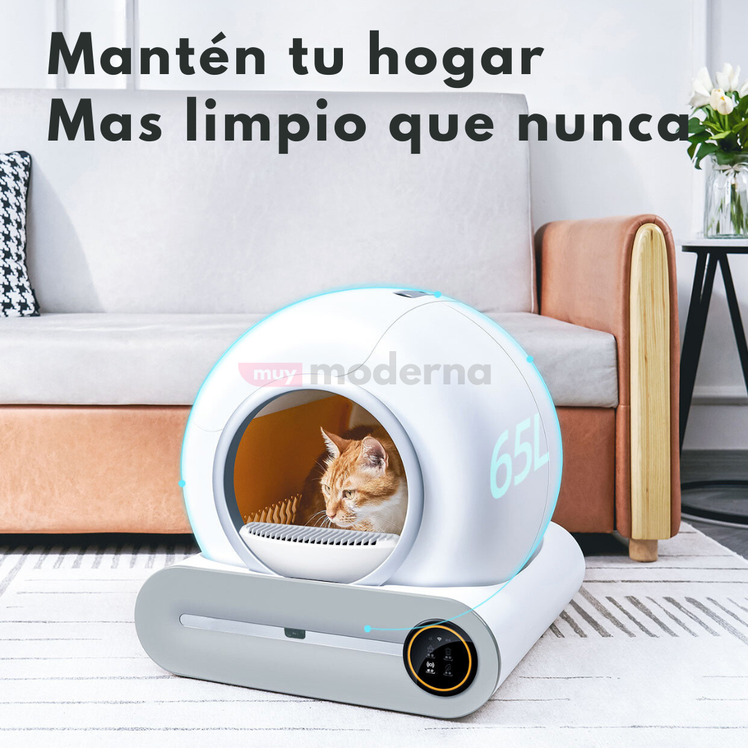 Arenero Automático Inteligente para Gatos con Aplicación Wifi