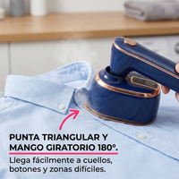 Plancha Vapor Portatil 1200W 100ml Calentamiento Rápido