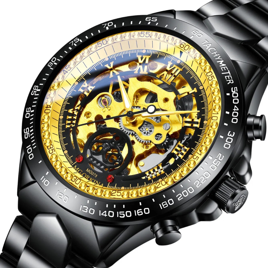Reloj De Lujo Automático Mecánico Winner Para Hombre