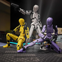 Figura Articulada Dummy 13 Impreso 3D + Armas