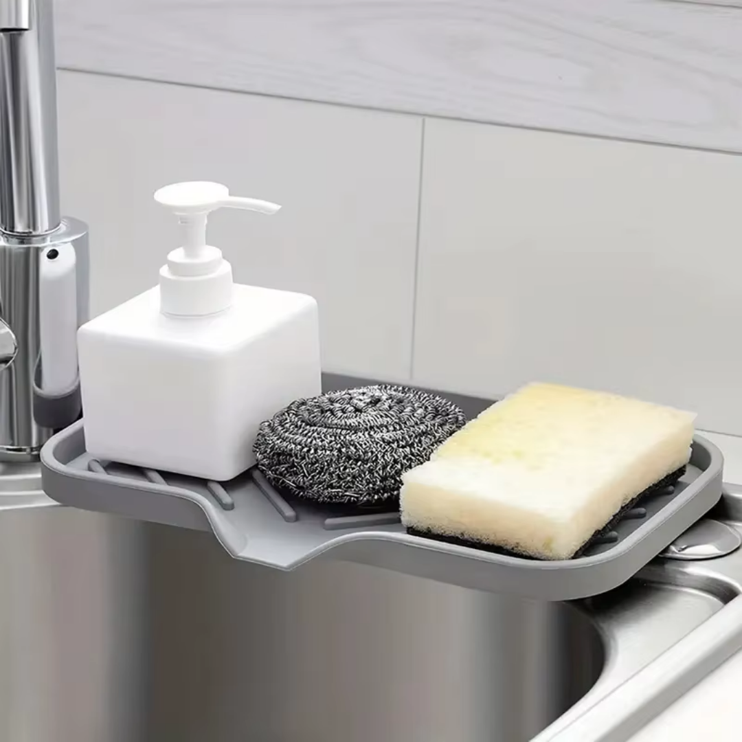 Bandeja de Silicona para Esponjas con Drenaje