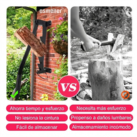 Cortador de Leña de Pared Manual - OSMENER™
