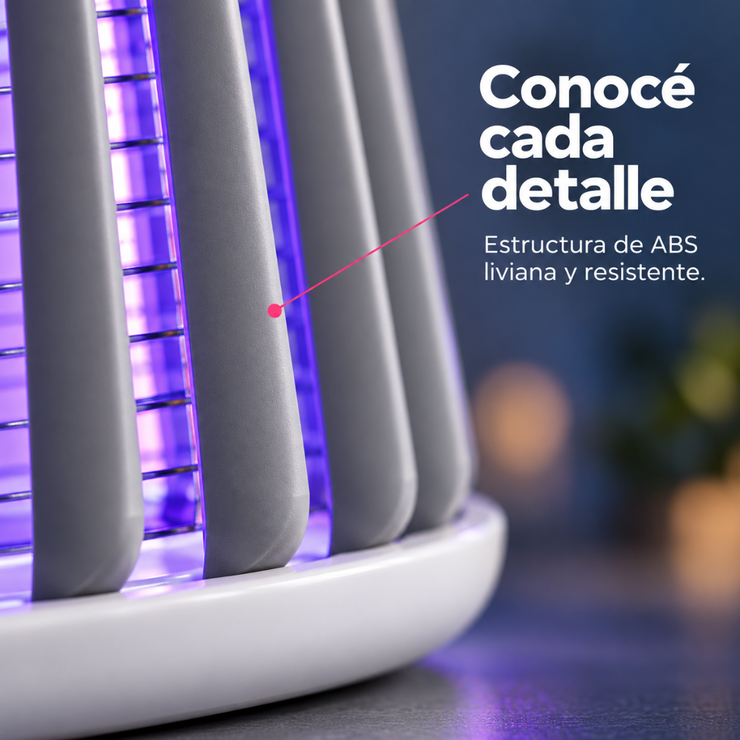 Mata Mosquitos Eléctrico Recargable USB UV para Interior
