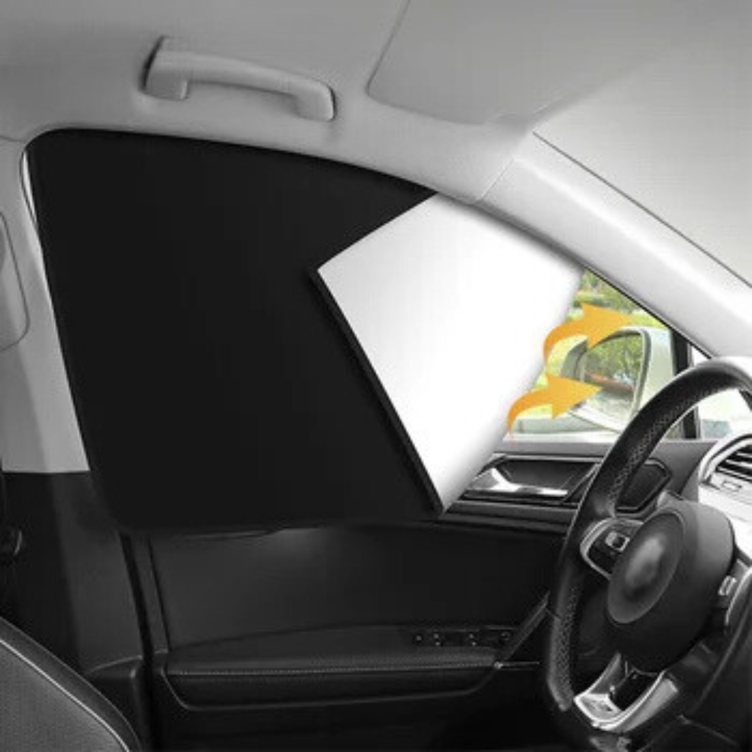 Set De 4 Cortinas Magnéticas Parasol Para Auto