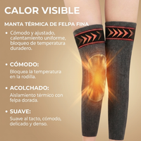 Rodilleras Abrigadas Térmicas Largas para Invierno
