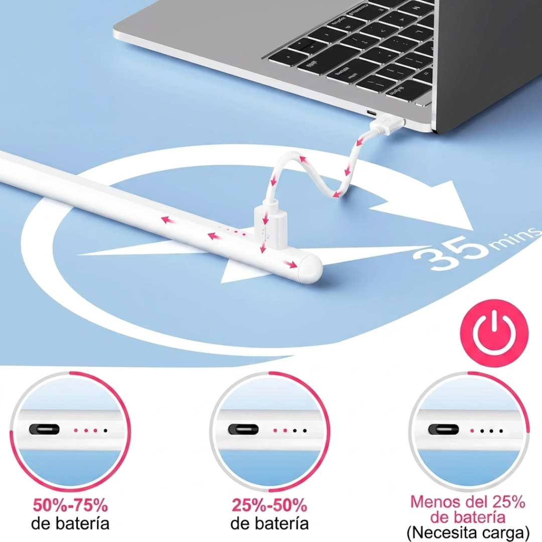 Lápiz Óptico Táctil Universal para iPhone iPad Android Tablet