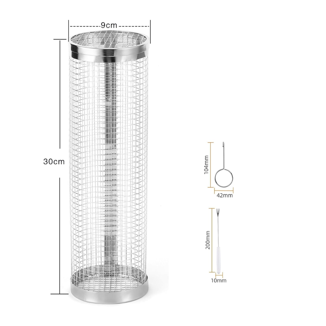 Tubo Asador de Verduras Grill para Parrilla