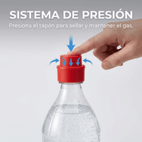 Tapon Hermético con Presión Para Botella Pack X3 - Muy Moderna Uruguay