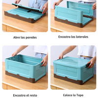 Caja de Almacenamiento Plegable Multifuncional con Tapa (Unidad)