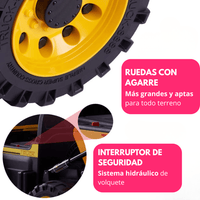 Camión Volquete Eléctrico Infantil 12V 4x4 Con Descarga - Muy Moderna Uruguay