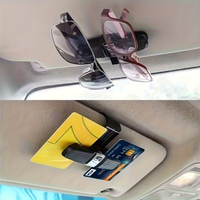 Kit x2 Soporte Porta Lentes para Parasol de Auto
