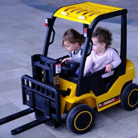 Camión Montacargas a Batería 12V para Niños - Elevador Funcional 4x4