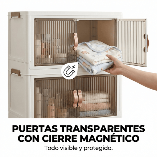 Set De 4 Cajas Organizadoras Apilables - Muymo Hogar - Muy Moderna Uruguay