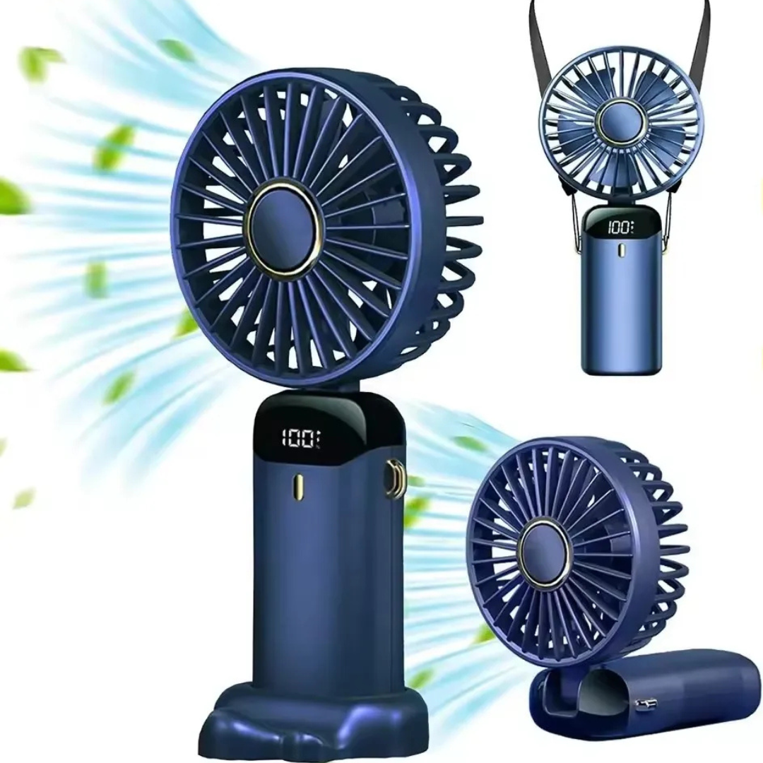 Mini Ventilador De Mano Portátil 5 Velocidades
