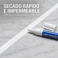 Lápiz Corrector Juntas Azulejos Piso Impermeable Restaurador