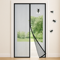 Cortina Mosquitero Magnético Puerta 210x80cm Sin Perforación