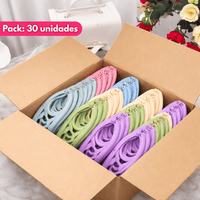 Pack 30 Perchas Plegables Compactas Ahorra Espacio Viaje Placard - Muy Moderna Uruguay