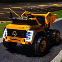 Camión Volquete Eléctrico Infantil 12V 4x4 Con Descarga - Muy Moderna Uruguay