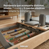 Cama Pilates Reformer Plegable Profesional Con Accesorios Unbreak™