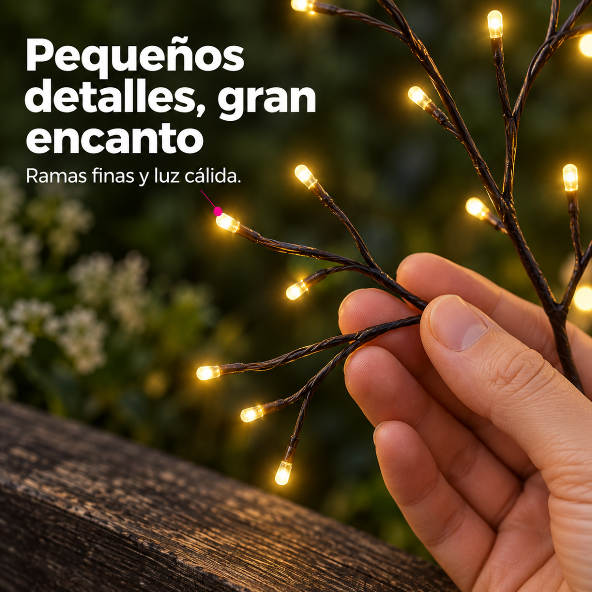 Enredadera Solar 96 LED para Pared y Balcón - Ecoinnova
