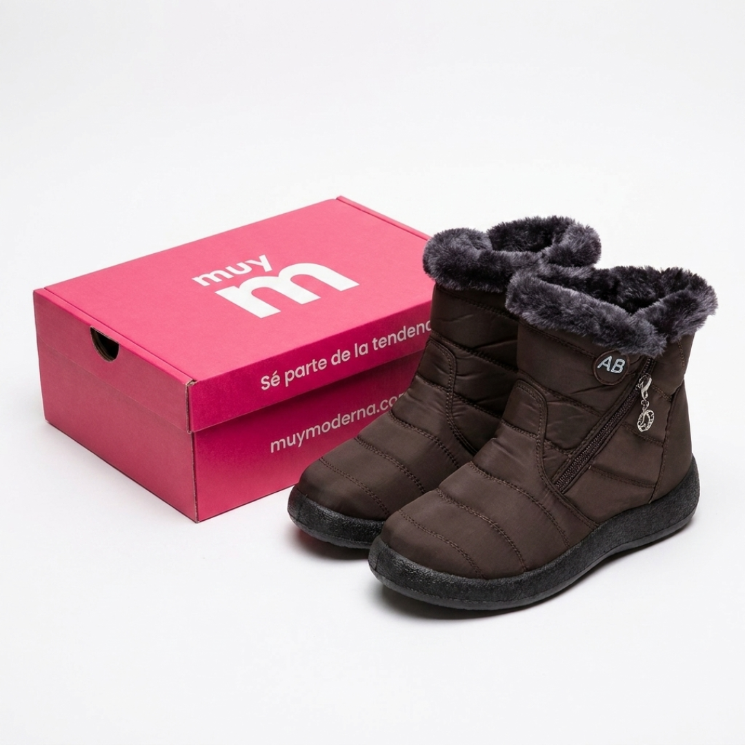 Botas Impermeables de Invierno Interior de Corderito