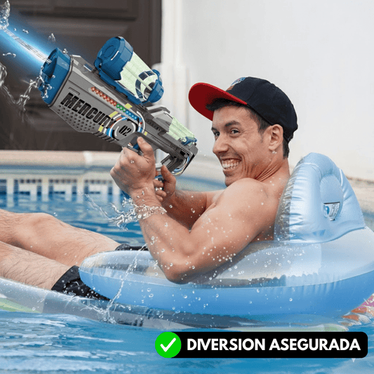 Pistola De Agua Eléctrica Mercury 02 Con Luces Sonido - Muy Moderna Uruguay