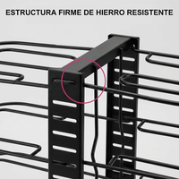 Organizador de Ollas y Sartenes 8 Niveles Ajustable - Muy Moderna Uruguay