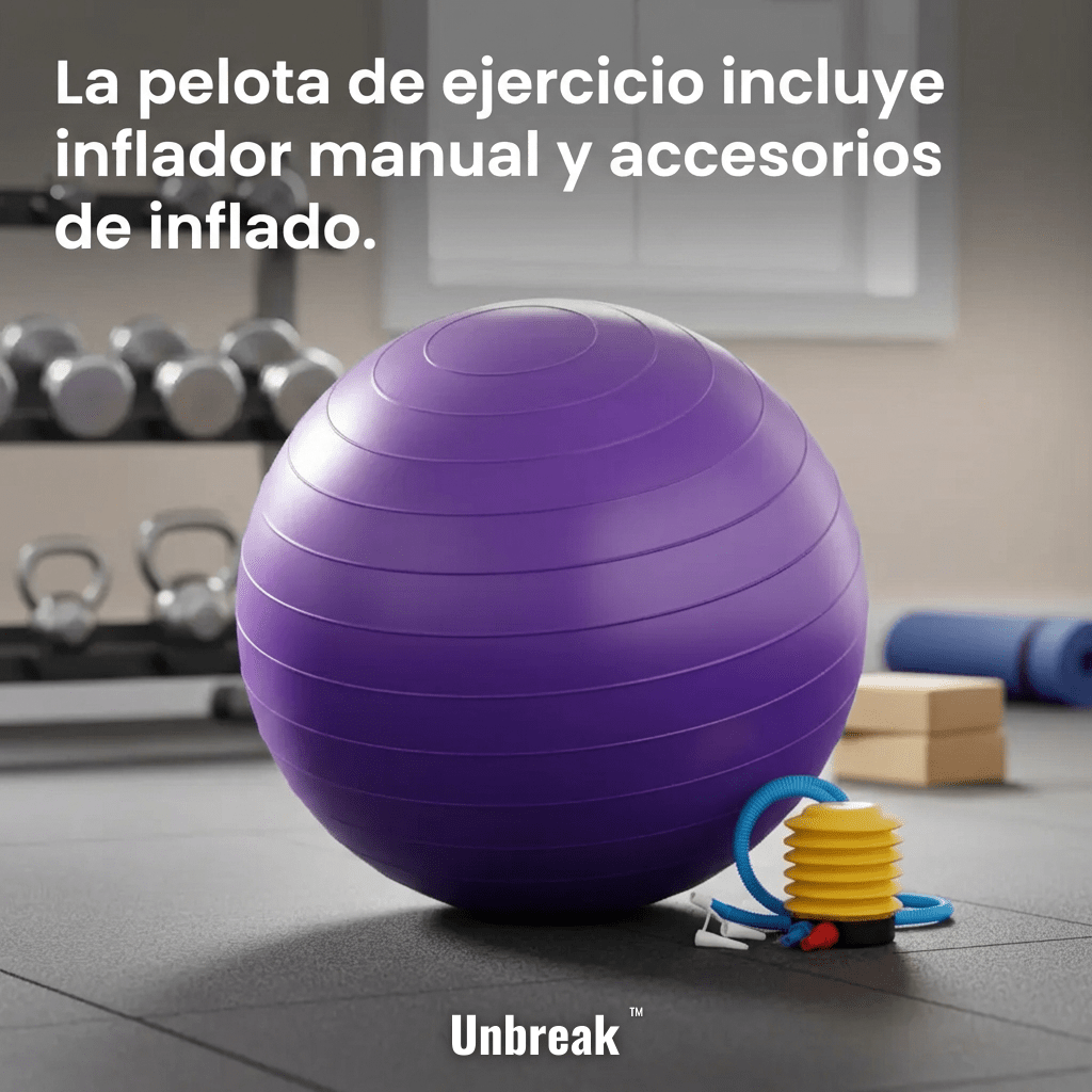Pelota De Ejercicio Para Yoga Pilates Y Fitness - Unbreak - Muy Moderna Uruguay