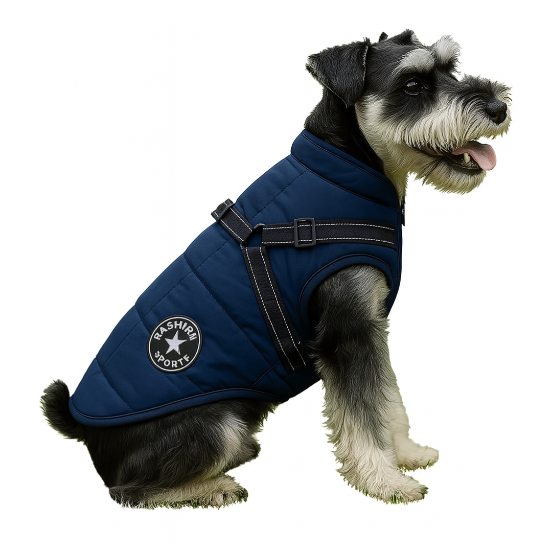 Abrigo para Perros Impermeable Chaleco con Arnés Reflectivo