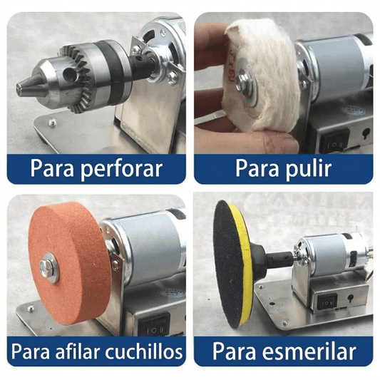 Kit Completo Afilador Eléctrico Amoladora De Banco - Muy Moderna Uruguay