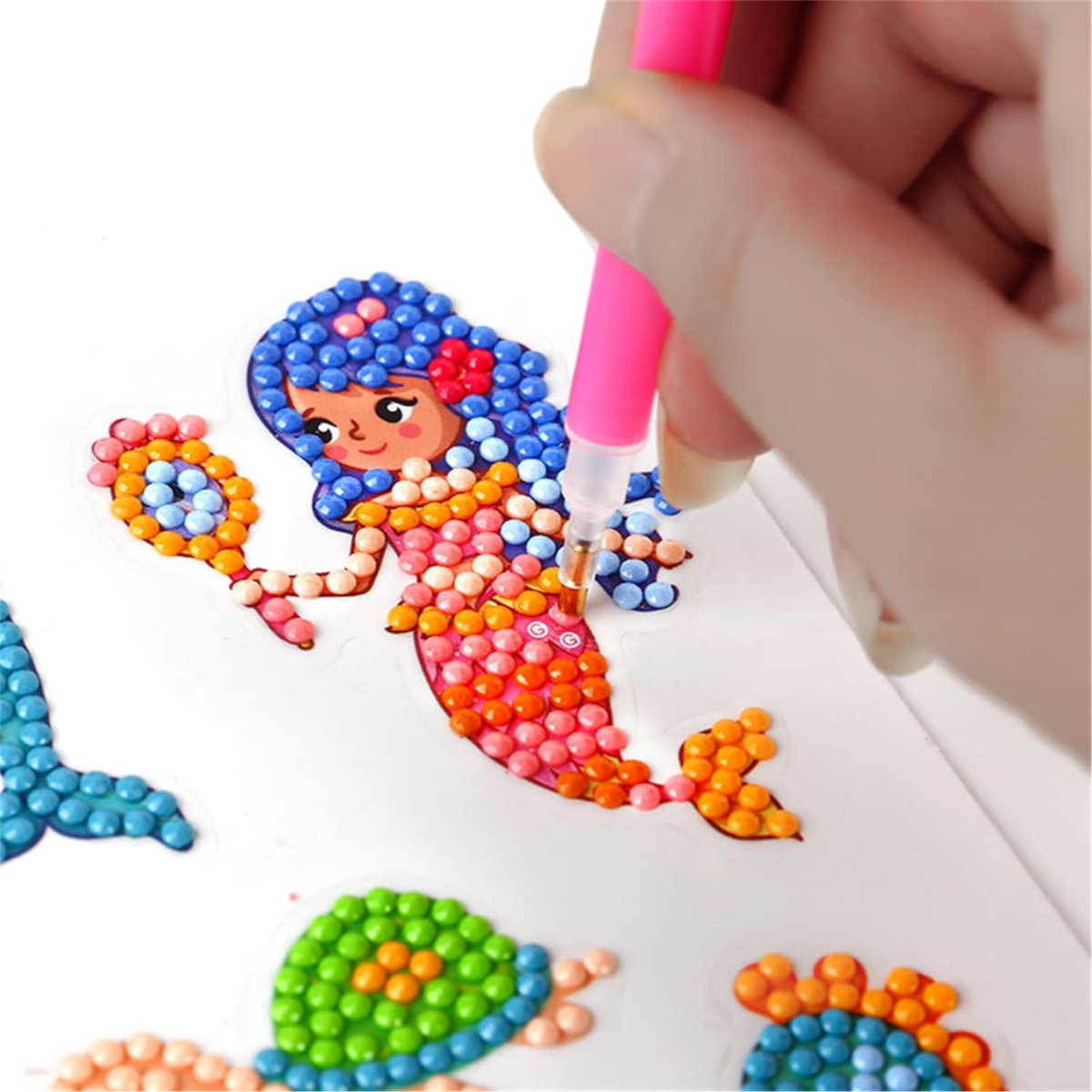 Kit Diamond Painting Niños Pintura Con Diamantes 36 Stickers - Muy Moderna Uruguay