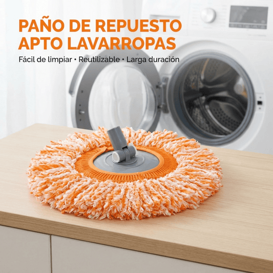 Mopa Larga Para Paredes Y Techos Mango Extensible 360° - Muy Moderna Uruguay