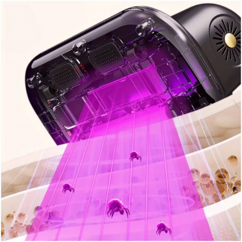 Aspiradora Inalámbrica De Mano Con Luz UV Para Cama