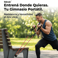 Set Bandas De Resistencia Con Asas Fitness Unbreak - Muy Moderna Uruguay