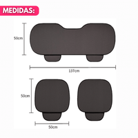 Fundas De Asiento Para Auto Verano Transpirables 3 Piezas - Muy Moderna Uruguay
