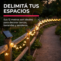 Guia de Flores Solares de Exterior 12m ecoinnova