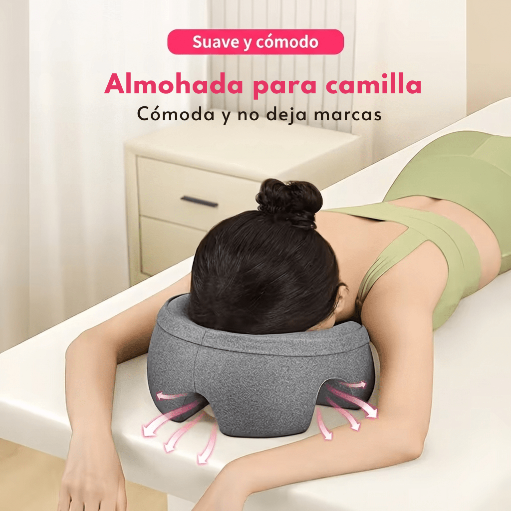 Almohada Viscoelástica De Apoyo Boca Abajo para Masajes - Muy Moderna Uruguay