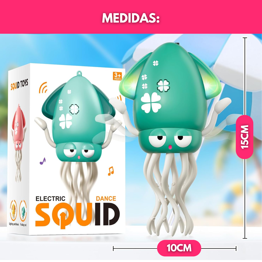 Pulpo Bailarín Eléctrico Recargable Juguete Musical Para Bebés