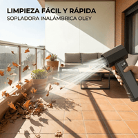 Sopladora de Aire Inalámbrica — Secado y Limpieza Profesional Sin Cables - Muy Moderna Uruguay