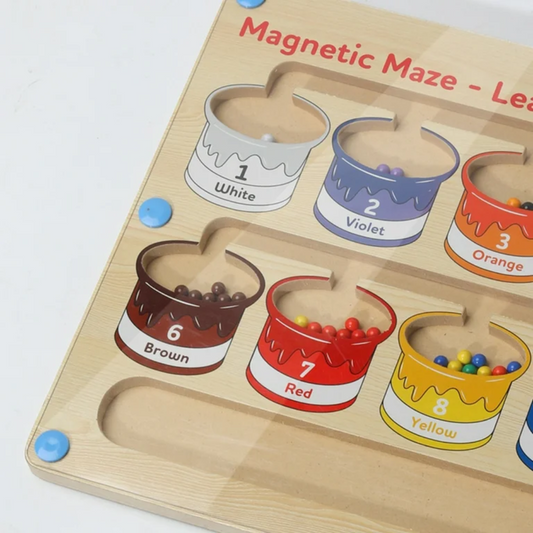 Laberinto Magnético De Madera Didáctico Montessori