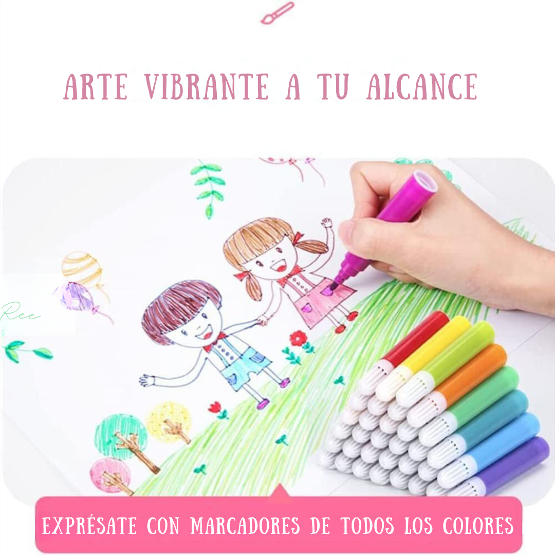 Kit Maletin De Arte Escolar 208 Piezas