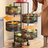 Carrito Organizador De Cocina Frutero 5 Niveles con Canastos Circulares