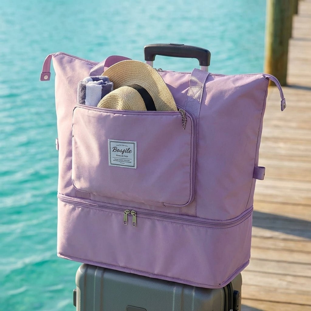 Bolso Plegable para Viajes Multifunción Impermeable - Muy Moderna Uruguay