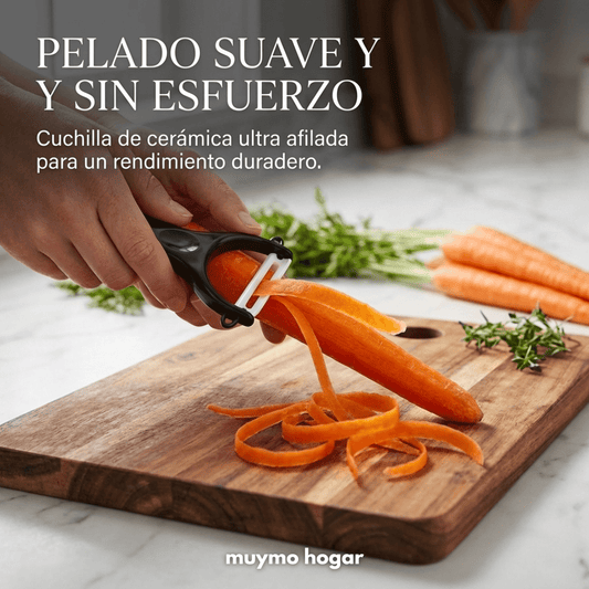 Set De Cuchillos Cerámicos con Pelador Muymo Hogar - Muy Moderna Uruguay