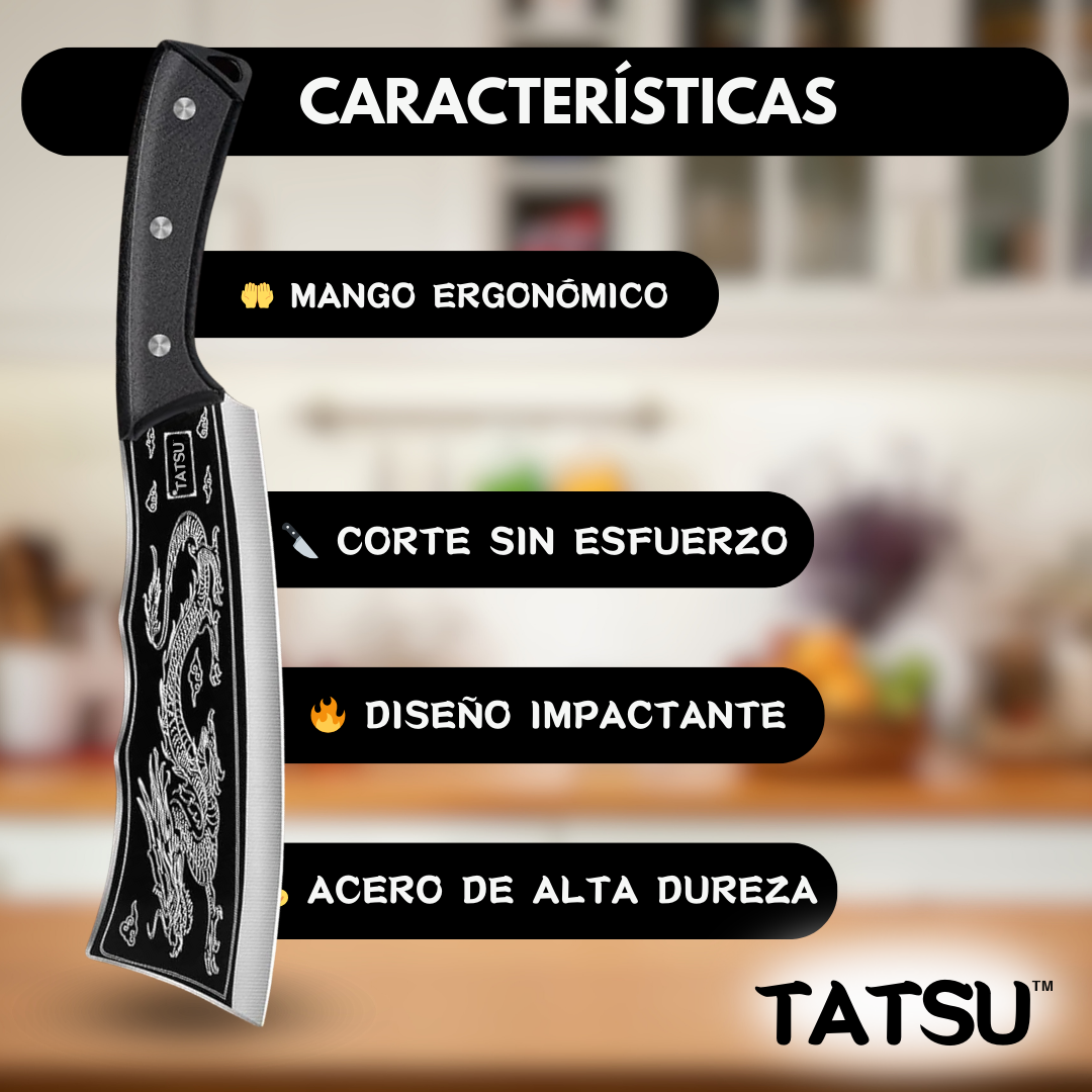 Cuchillo Dragon de Alta Dureza TATSU™ con Funda