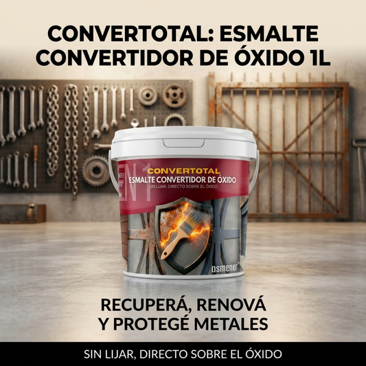 Esmalte Convertidor De Óxido Convertotal Pintura Antióxido 1 Litro