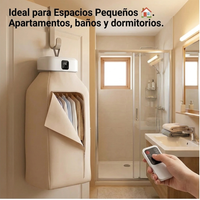 Secador de Ropa Portátil Colgante 600W con Control Remoto